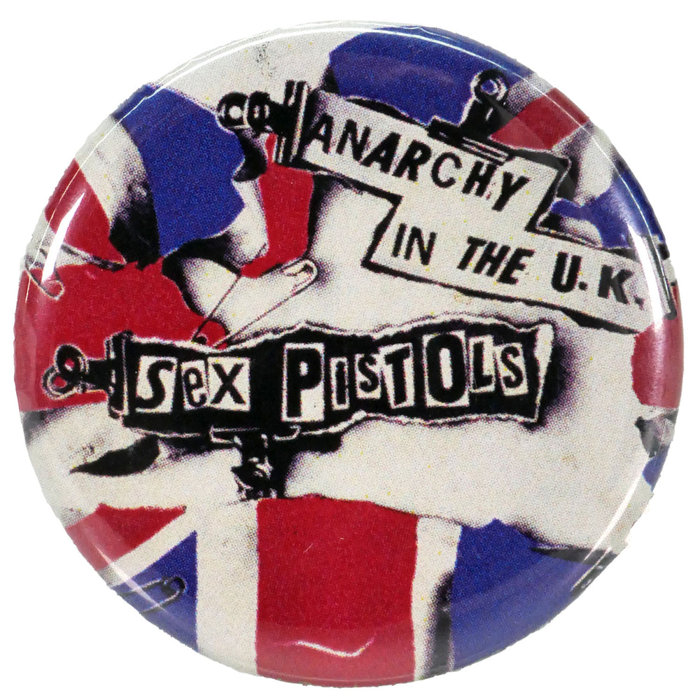 Sex Pistols Anarchy In The UK Button 445411 | Rockabilia Merch Store