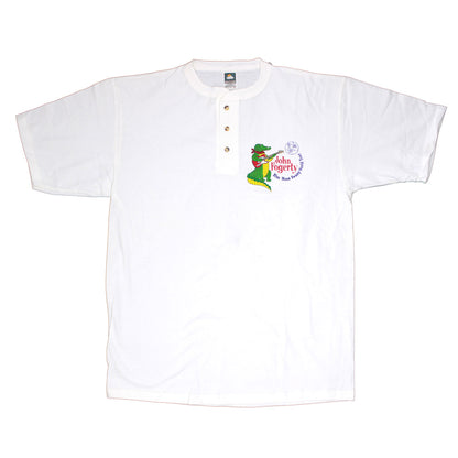 Blue Moon Swamp Tour Henley Tee Polo Shirt