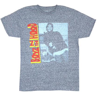 Side Logo Car on Heather Teal Tee T-shirt