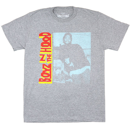 Side Logo Car on Heather Gray Tee T-shirt