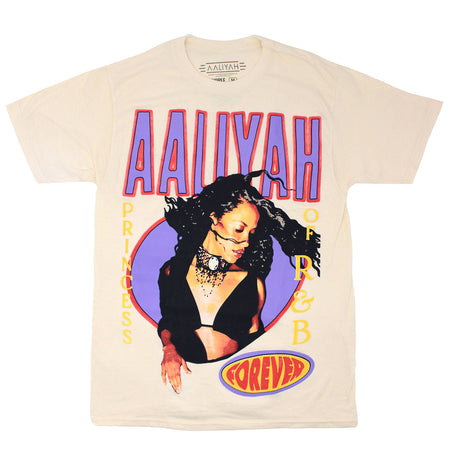 Rock Off Aaliyah Trippy Ufficiale Uomo Maglietta Unisex (Large