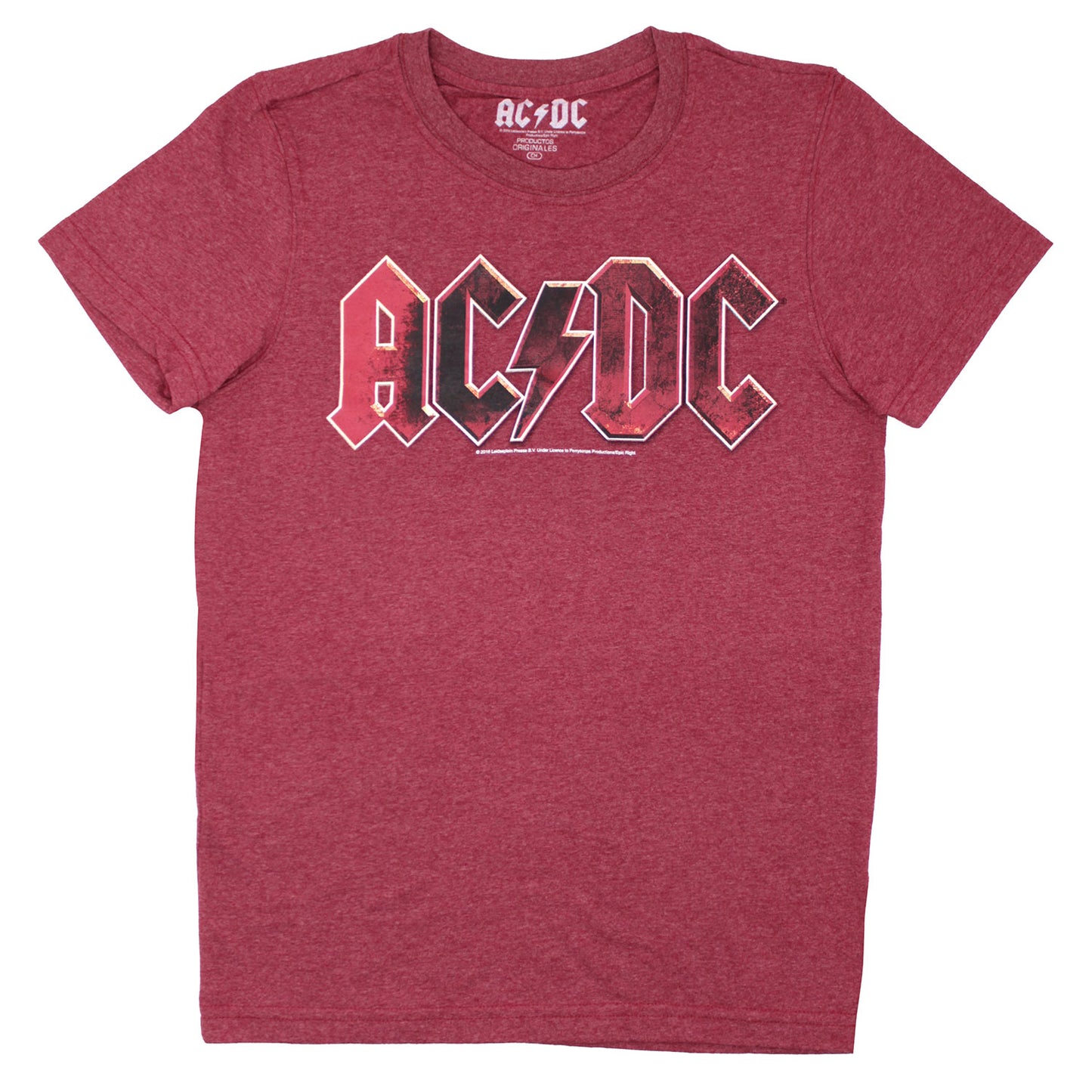 Red Logo On Heather Red T-shirt T-shirt