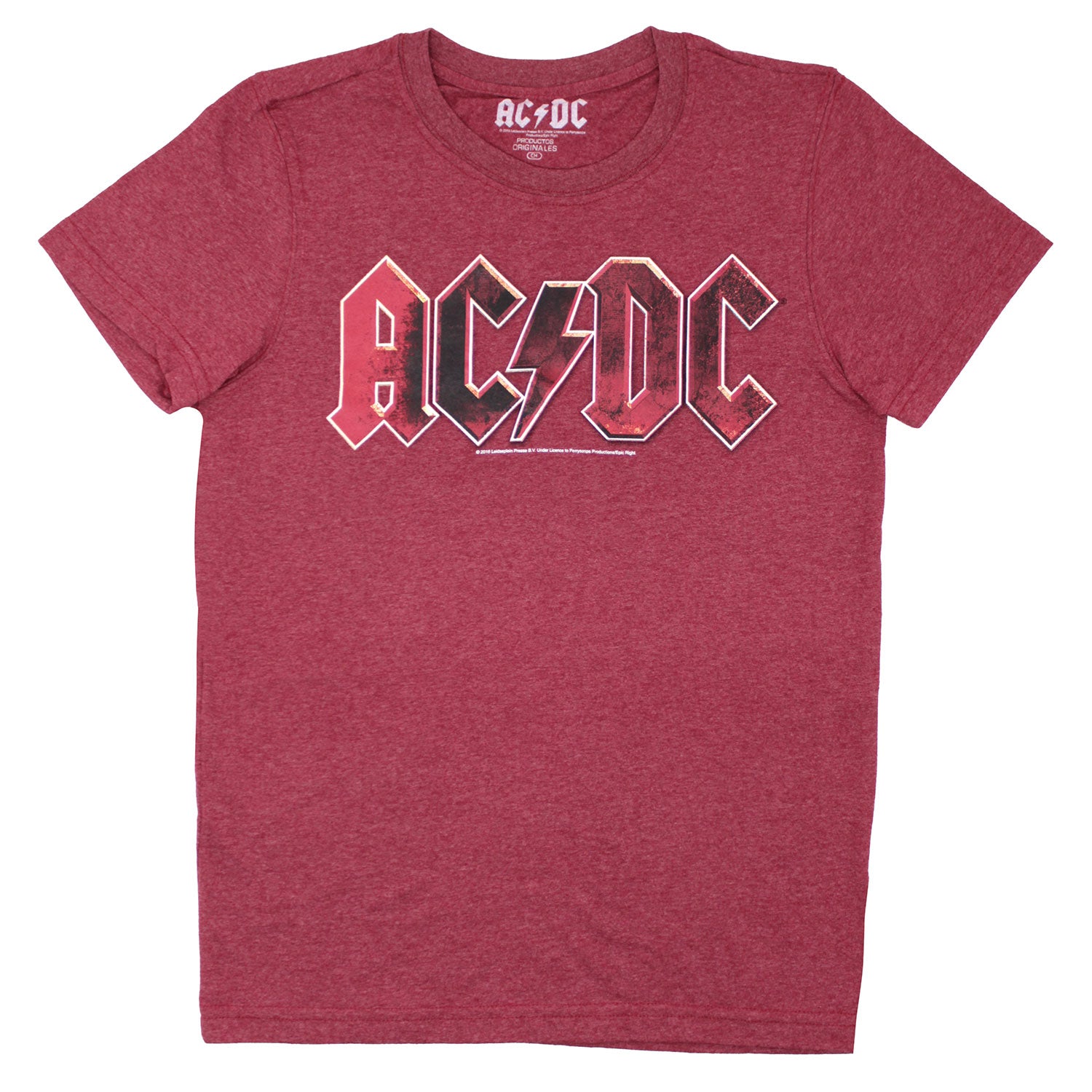 Red Logo On Heather Red T-shirt T-shirt