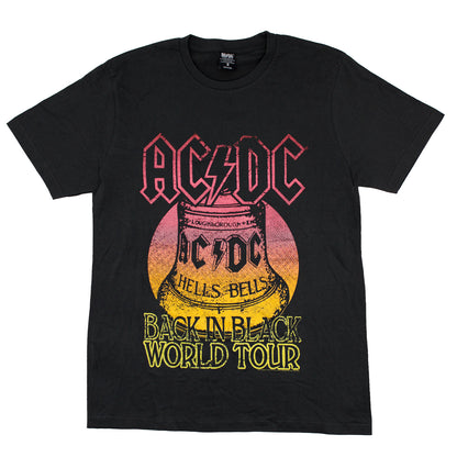 AC/DC Hells Bells Back In Black World Tour T-shirt Front