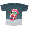 Tie-Dye Tongue On Split Dye T-shirt Tie Dye T-shirt