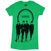 Black & Green Group Photo & Logo Within Jumbo Circle Junior Top