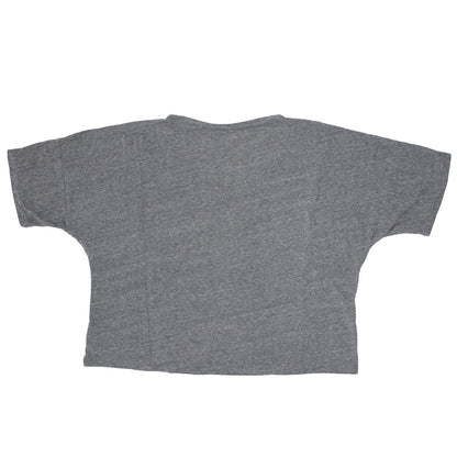 Let It Be With Red Foil Logo Crop Top Junior Top