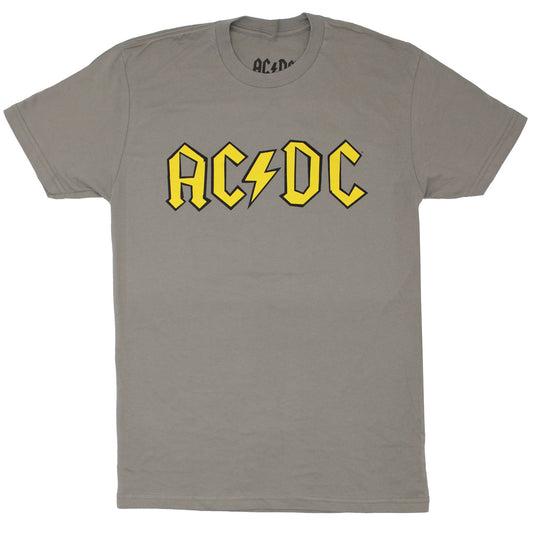 AC/DC AC/DC Hand-Drawn Yellow Logo T-shirt
