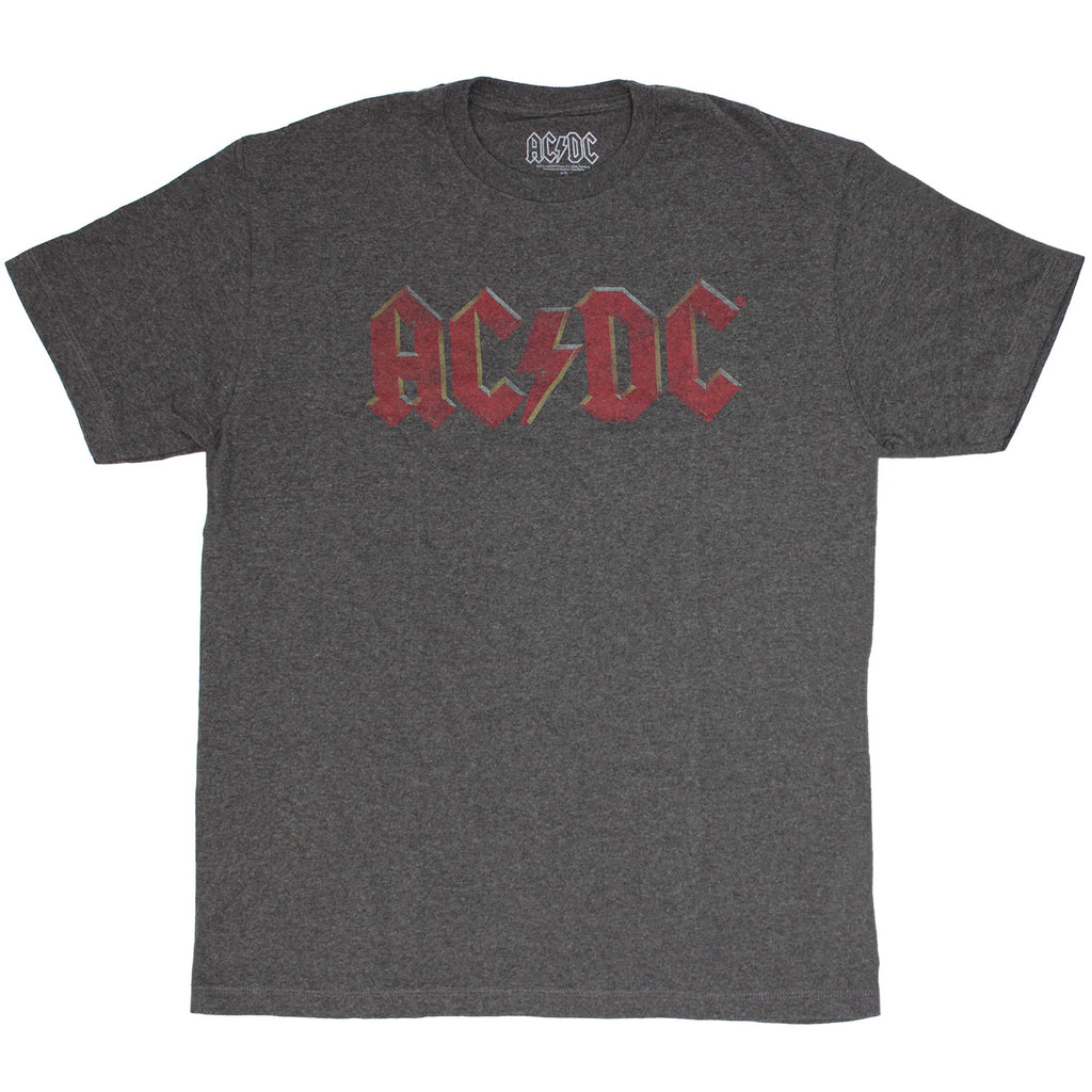 AC/DC Vintage Distressed Logo T-shirt 445570 | Rockabilia Merch Store