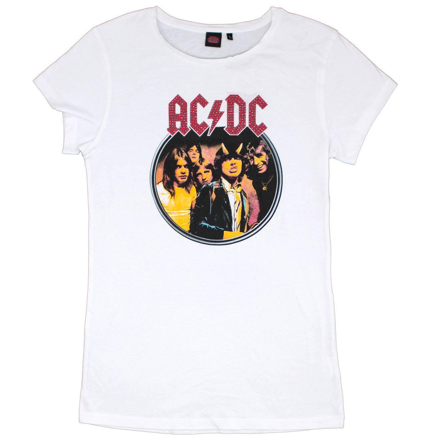 Highway To Hell With Rhinestones Junior Top