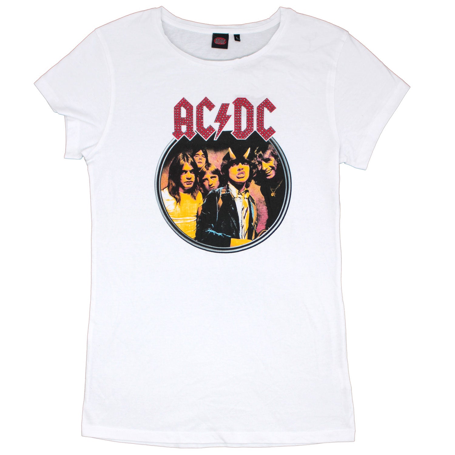 Highway To Hell With Rhinestones Junior Top