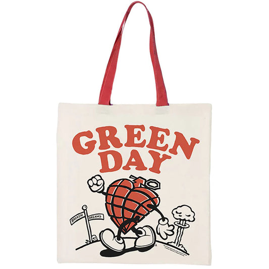Green Day Heart Grenade by Rock Roll Repeat Wallets & Handbags