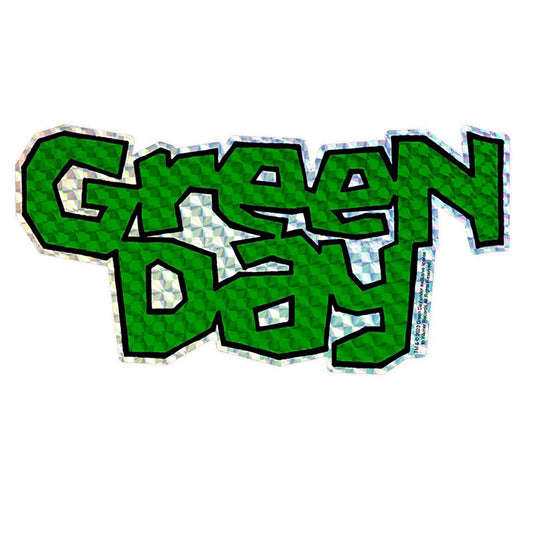 Green Day Prismatic Logo by Rock Roll Repeat Sticker