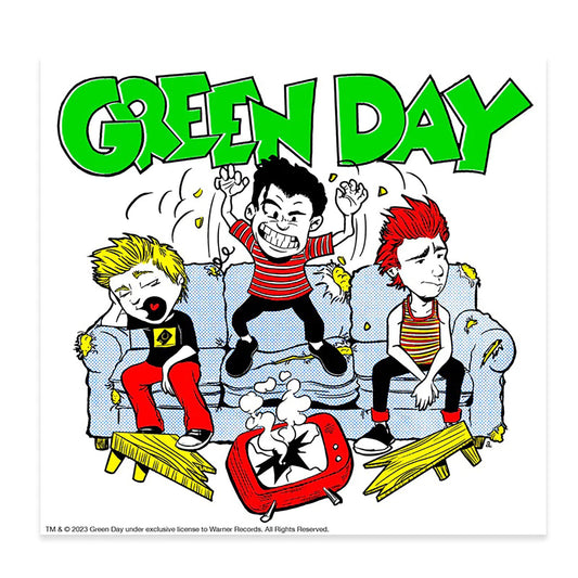 Green Day Longview by Rock Roll Repeat Sticker