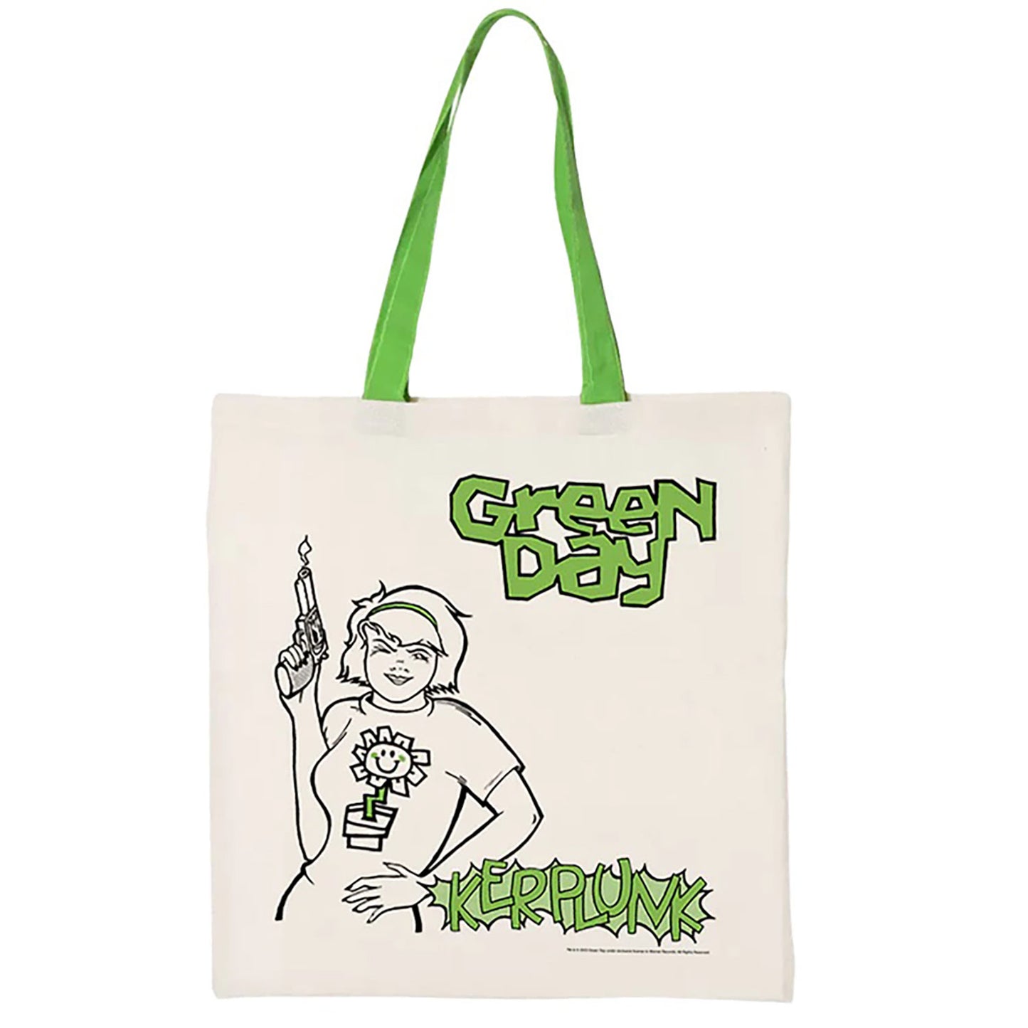 Green Day Kerplunk by Rock Roll Repeat Wallets & Handbags