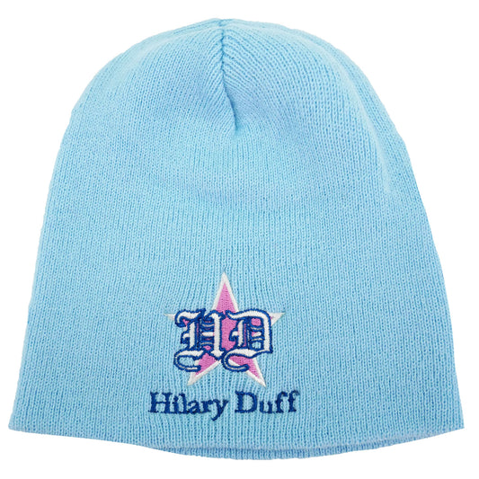 Hilary Duff Star Logo (Blue) Beanie