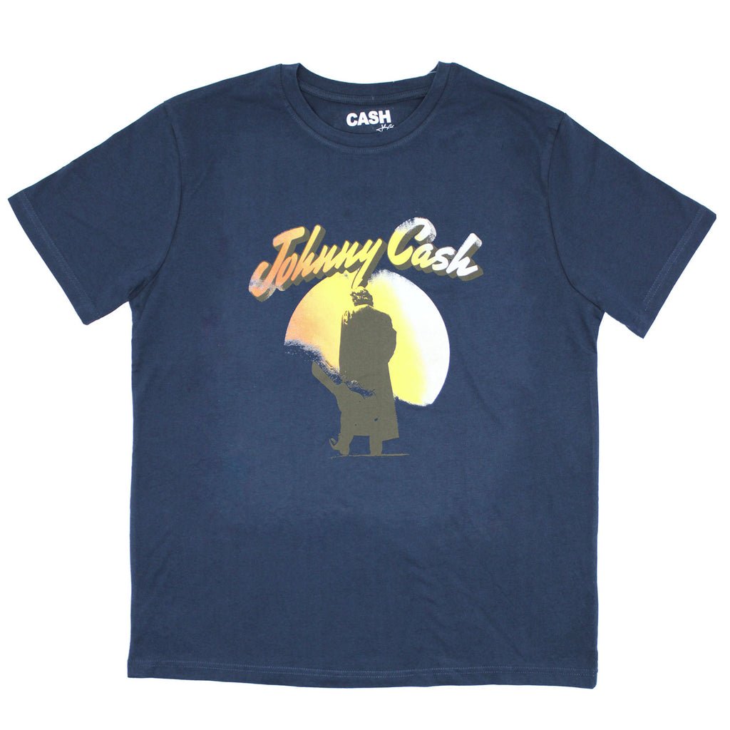 Cash Merch Johnny Cash Walking Guitar T-shirt | Johnny Cash Merch Store