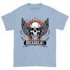 Skull Wings Light Blue T-shirt