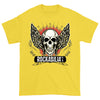 Skull Wings Yellow T-shirt