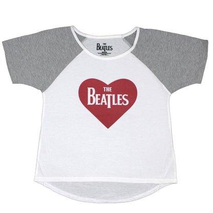 Girl's Heart Logo Tee & Shorts Set Sleepwear