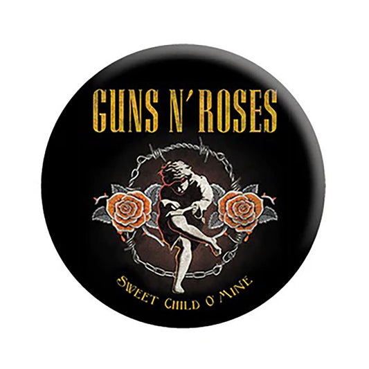 Guns N Roses Cherub Button