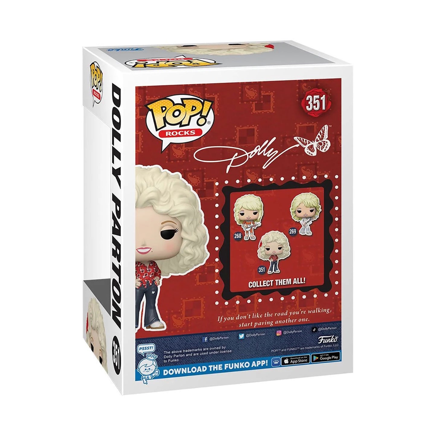 Funko Pop! Rocks 351 Dolly Parton Vinyl Figure