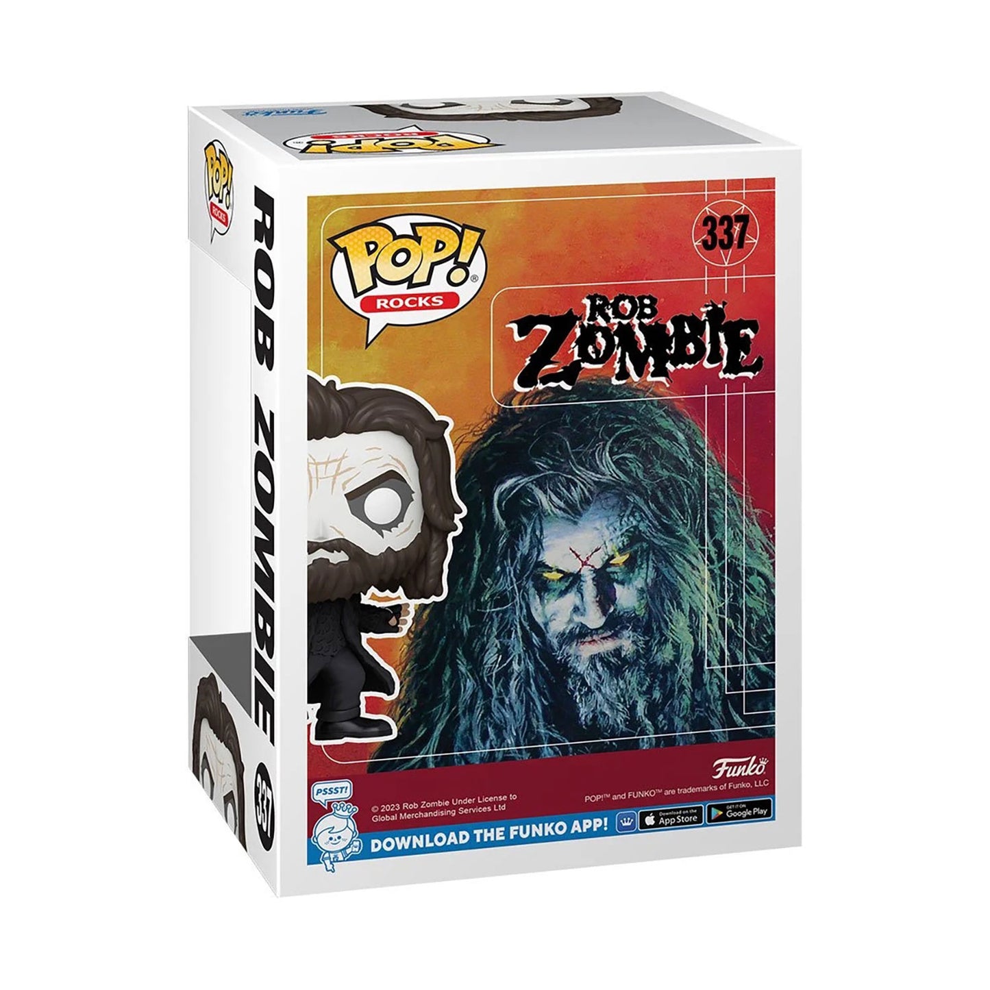 Funko Pop! Rocks 337 Rob Zombie Vinyl Figure