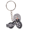 Born This Way Motorcycle Rubber Key Chain