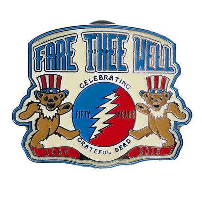 Bear Crest 50 Years Cloisonne Stick Pin Pewter Pin Badge