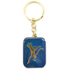 tour 2006 Blue Enamel & Metal Keychain Metal Key Chain