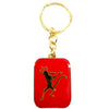 tour 2006 Red Enamel & Metal Keychain Metal Key Chain