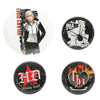 4 Piece Button Pack Collector Items