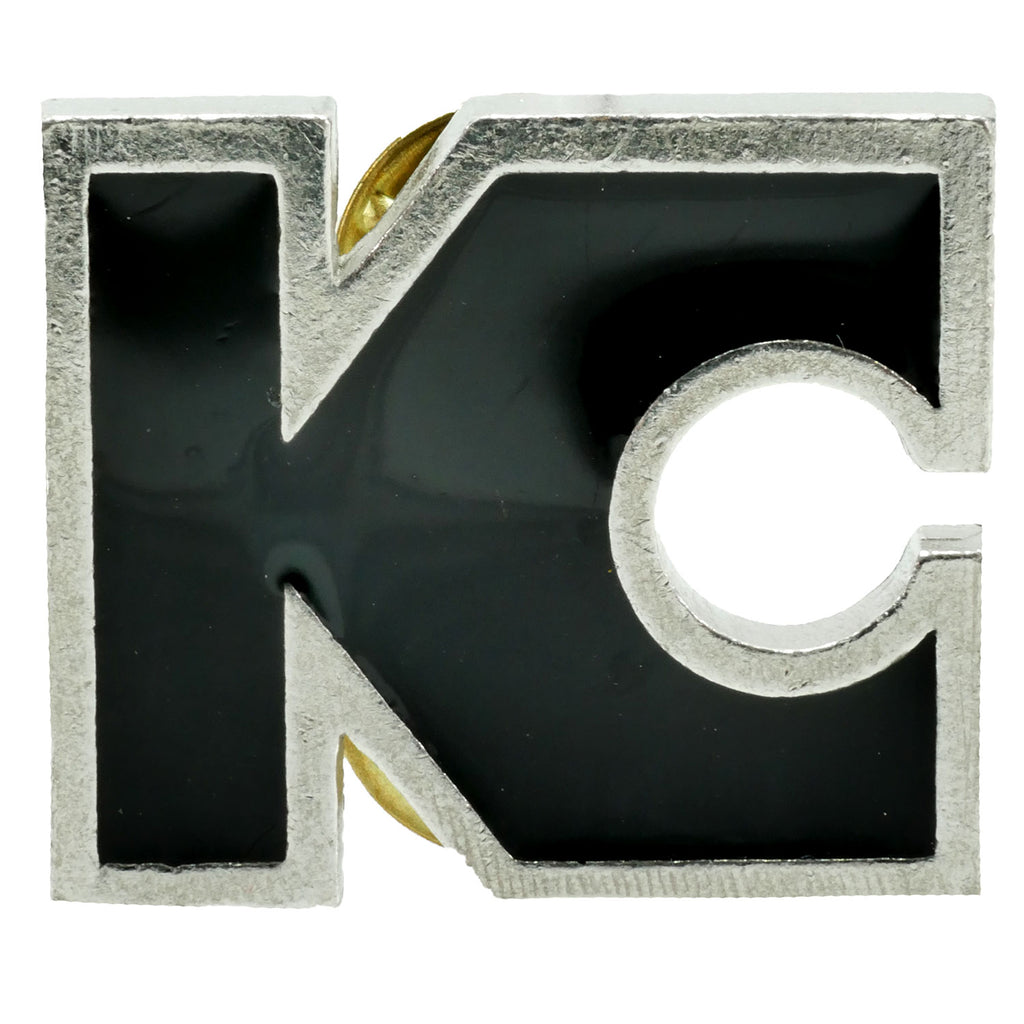 Kc Pin Top Kaiser Chiefs KC Logo Pewter Pin Badge 445926 | Rockabilia Merch Store