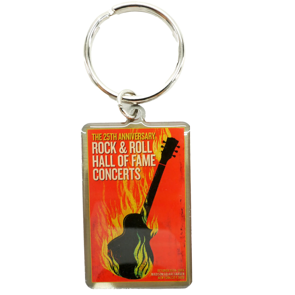 Concert Keychain Rock & Roll Hall Of Fame The 25th Anniversary Concerts Metal Key Chain ...