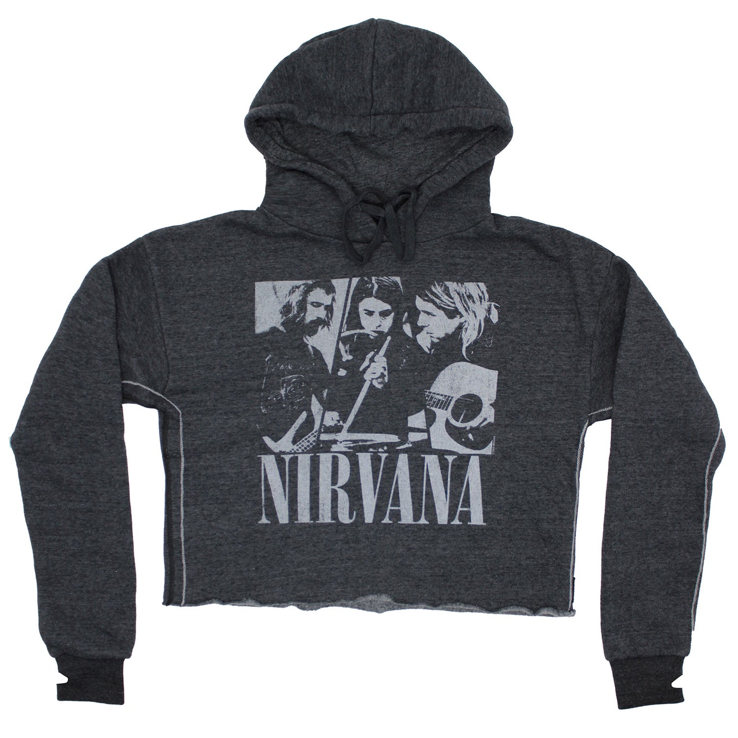 Nirvana Crop Hoodie by TRUNK LTD Girls Jr Hooded Sweatshirt