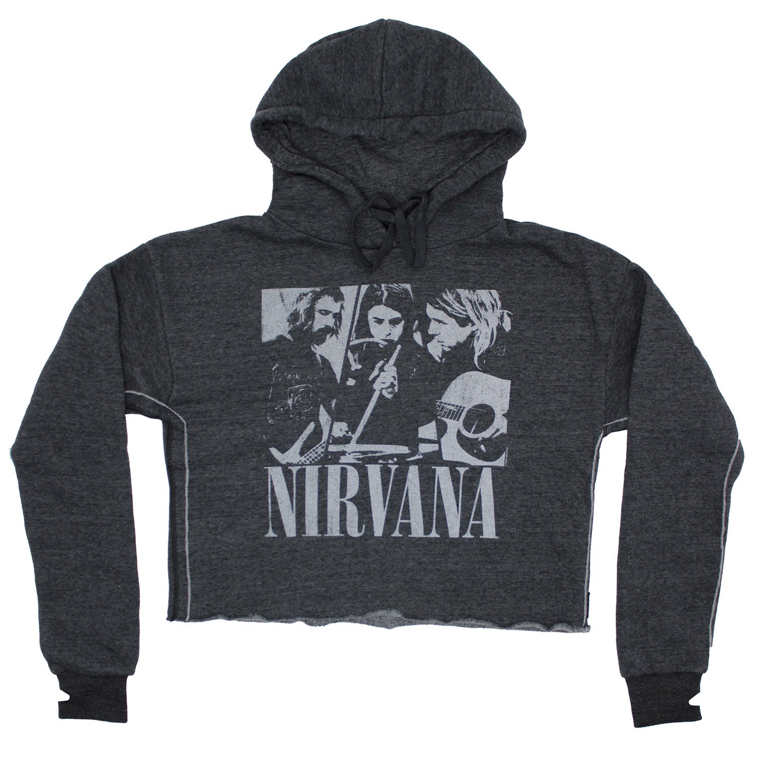 Nirvana Crop Hoodie by TRUNK LTD Girls Jr Hooded Sweatshirt