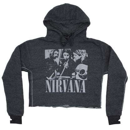 Nirvana Crop Hoodie by TRUNK LTD Girls Jr Hooded Sweatshirt