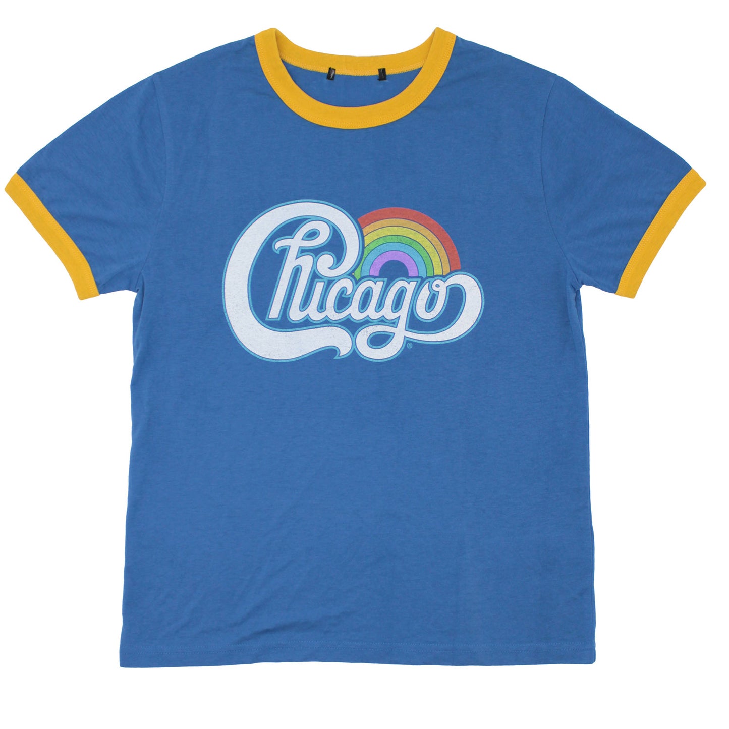 Vintage Distressed Rainbow Logo Junior Top
