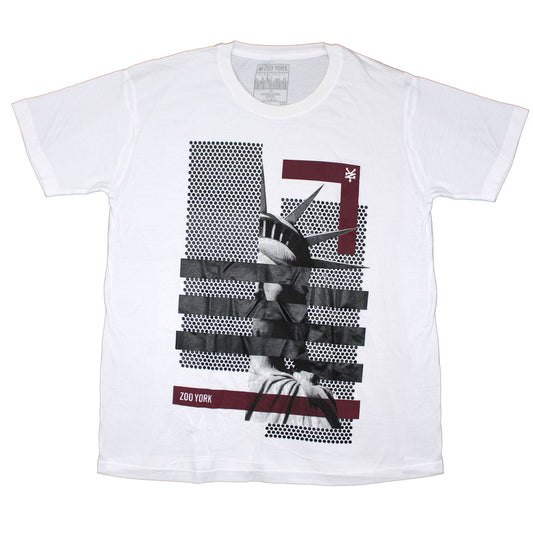 Statue Of Liberty On (White) T-shirt
