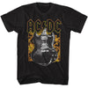 AC/DC Fire And Guitar T-shirt