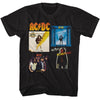 AC/DC Multi Albums T-shirt