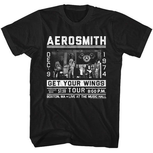 Aerosmith Wings Tour 64 T-shirt Front