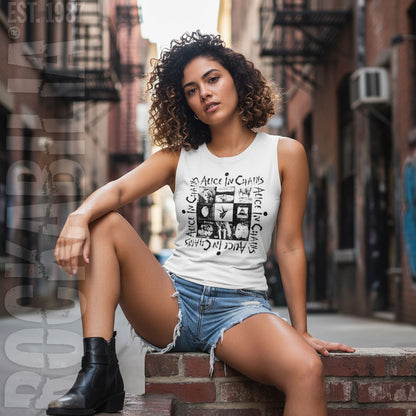 Alice In Chains Multi Album Art Womens Tank
