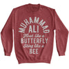 Muhammad Ali Butterfly Bee Sweatshirt