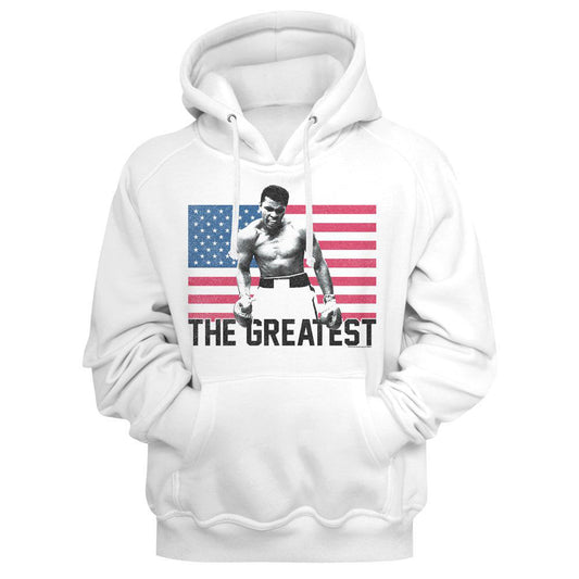 Muhammad Ali Muhammad Ali Flag The Greatest Hooded Sweatshirt