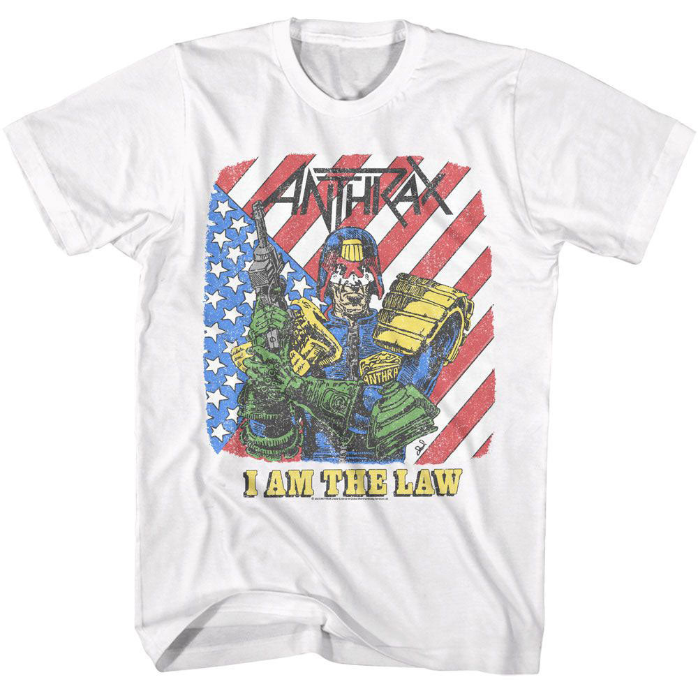 Anthrax I Am The Law T-shirt