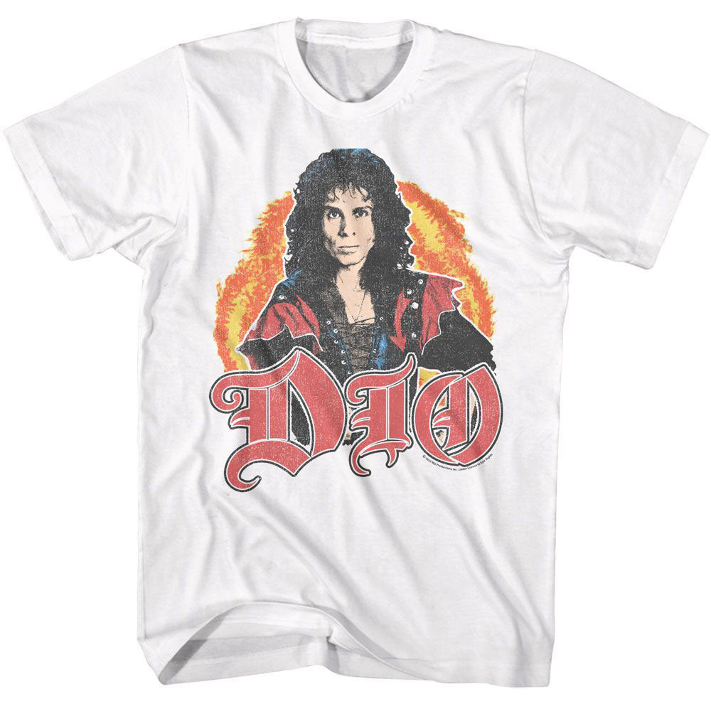 Dio Dio Flames T Shirt 446340 Rockabilia Merch Store 4370