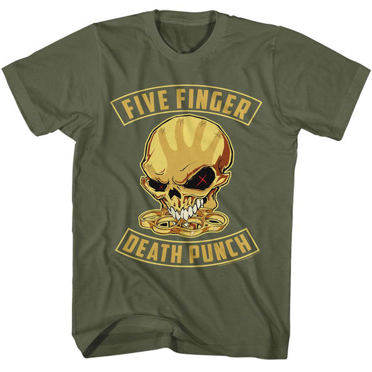 Five Finger Death Punch Skull And Knuckles T-shirt