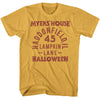 Halloween Myers House Text T-shirt