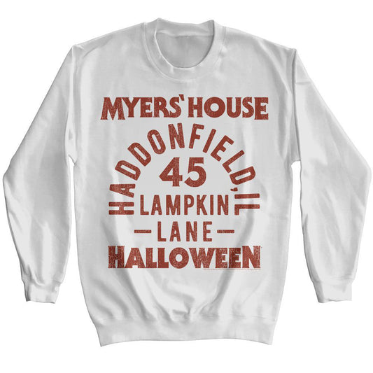 Halloween Halloween Myers House Text Sweatshirt